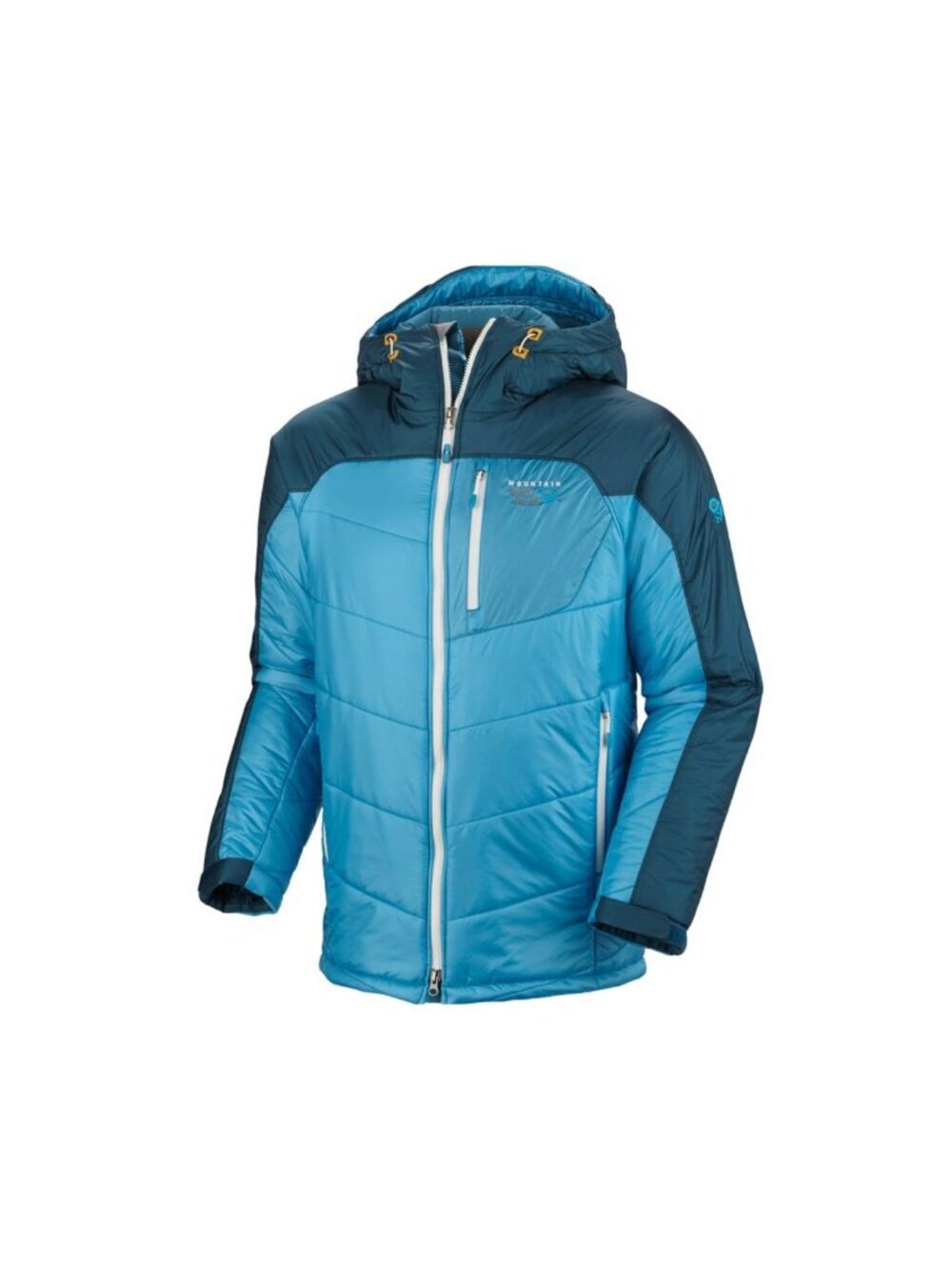 Mountain Hardwear B'Layman Insulated Jacket S Blue Hooded Lightweight Puffer